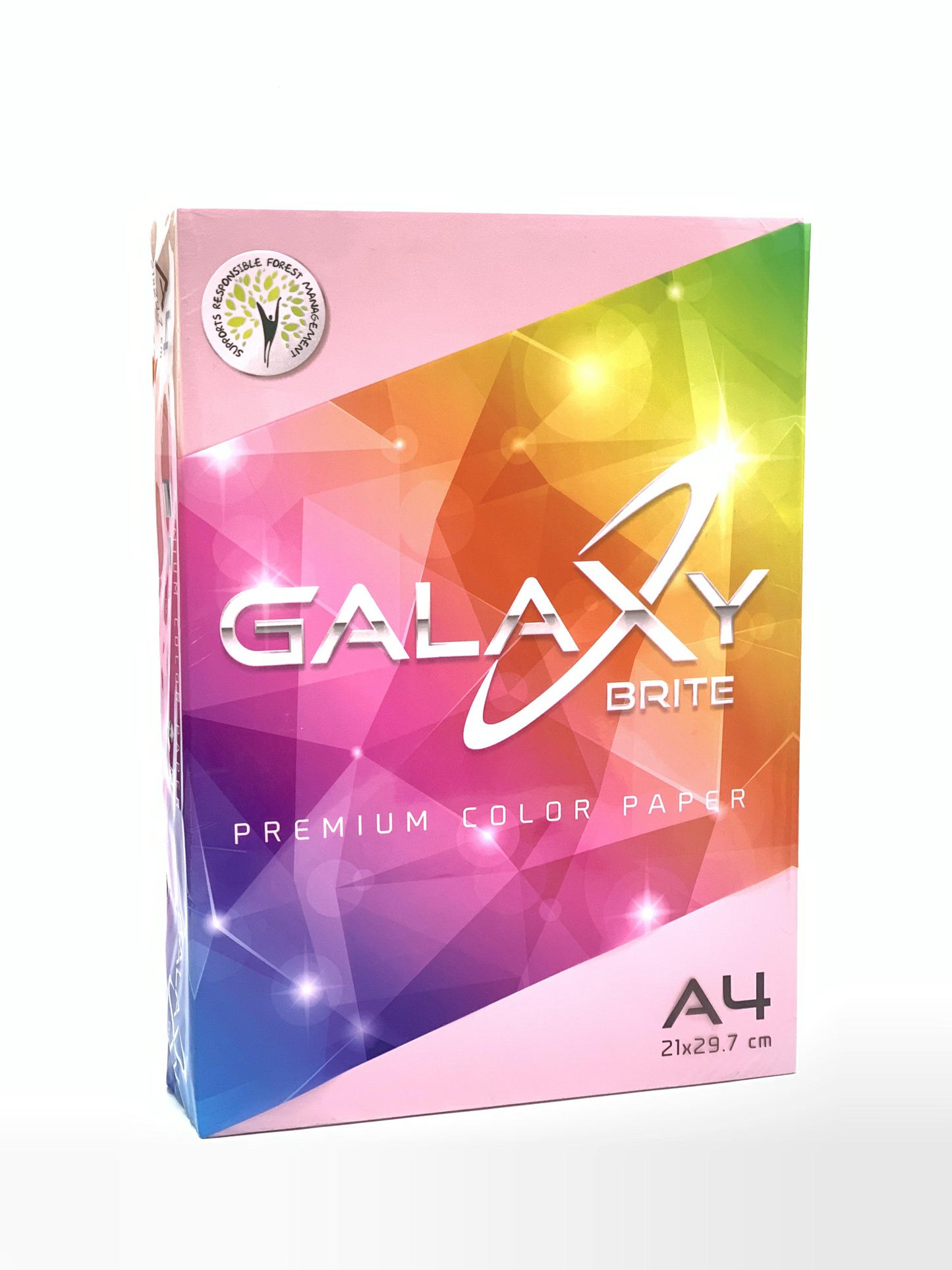 GALAXY COLOUR PAPER PINK 500 SHEET 80GSM