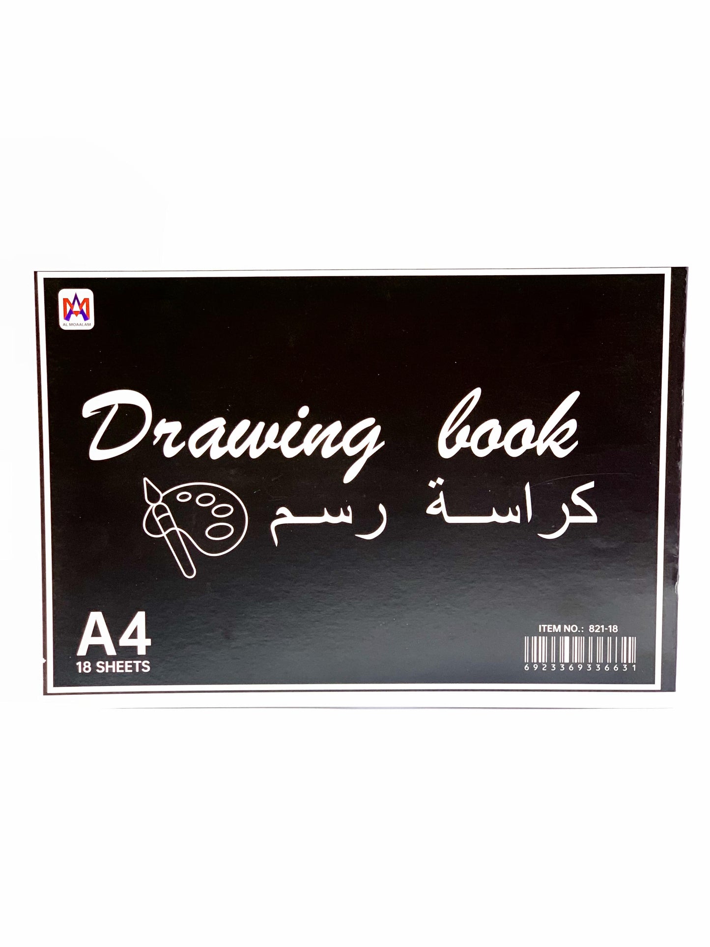 DRAWING BOOK  A4 18SHEET BLACK COLOR