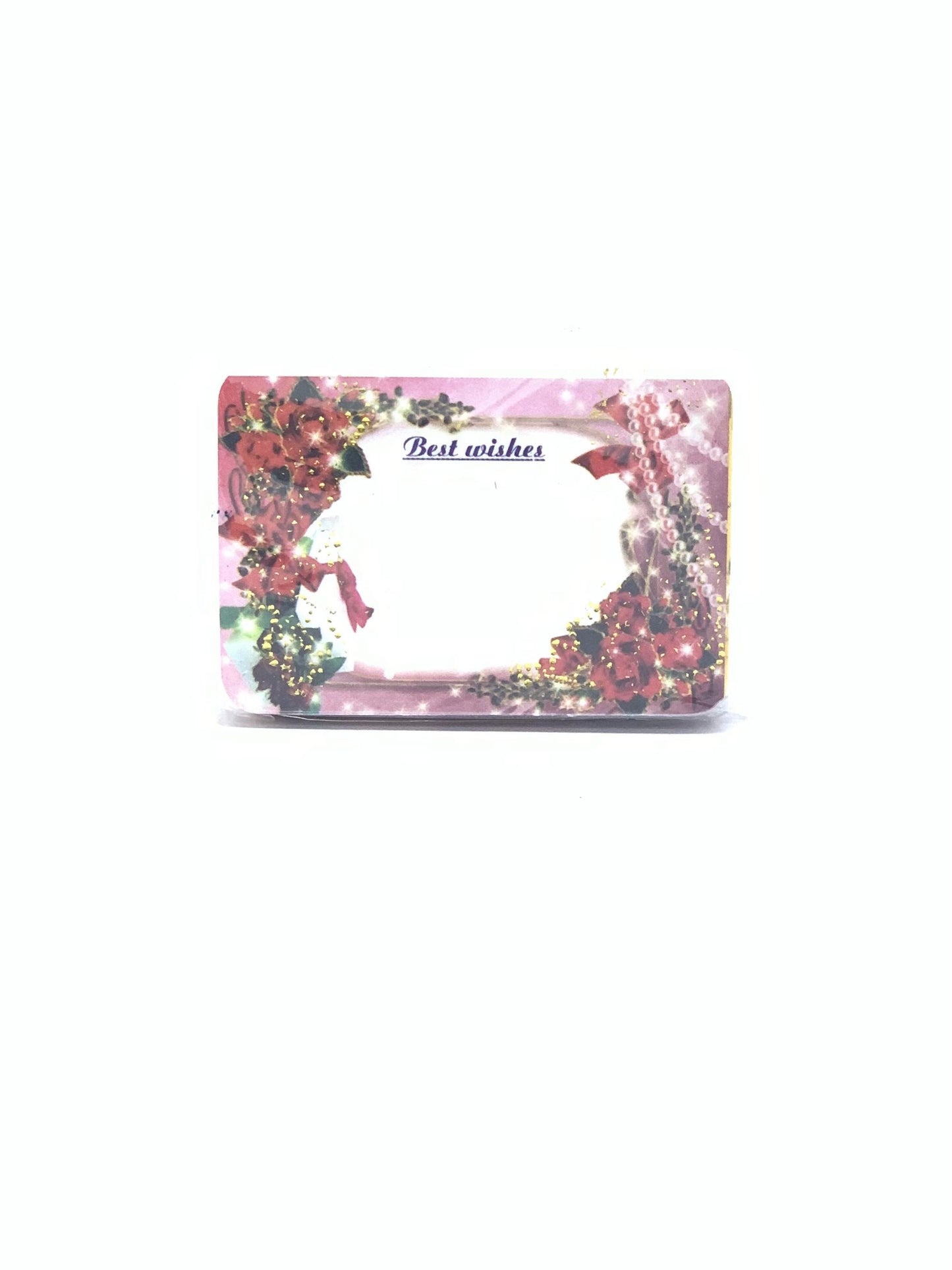 BEST WISHES GIFT CARD FLOWER DESIGN