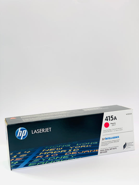 HP 415A MAGENTA LASERJET TONER CARTRIDGE, W2033A