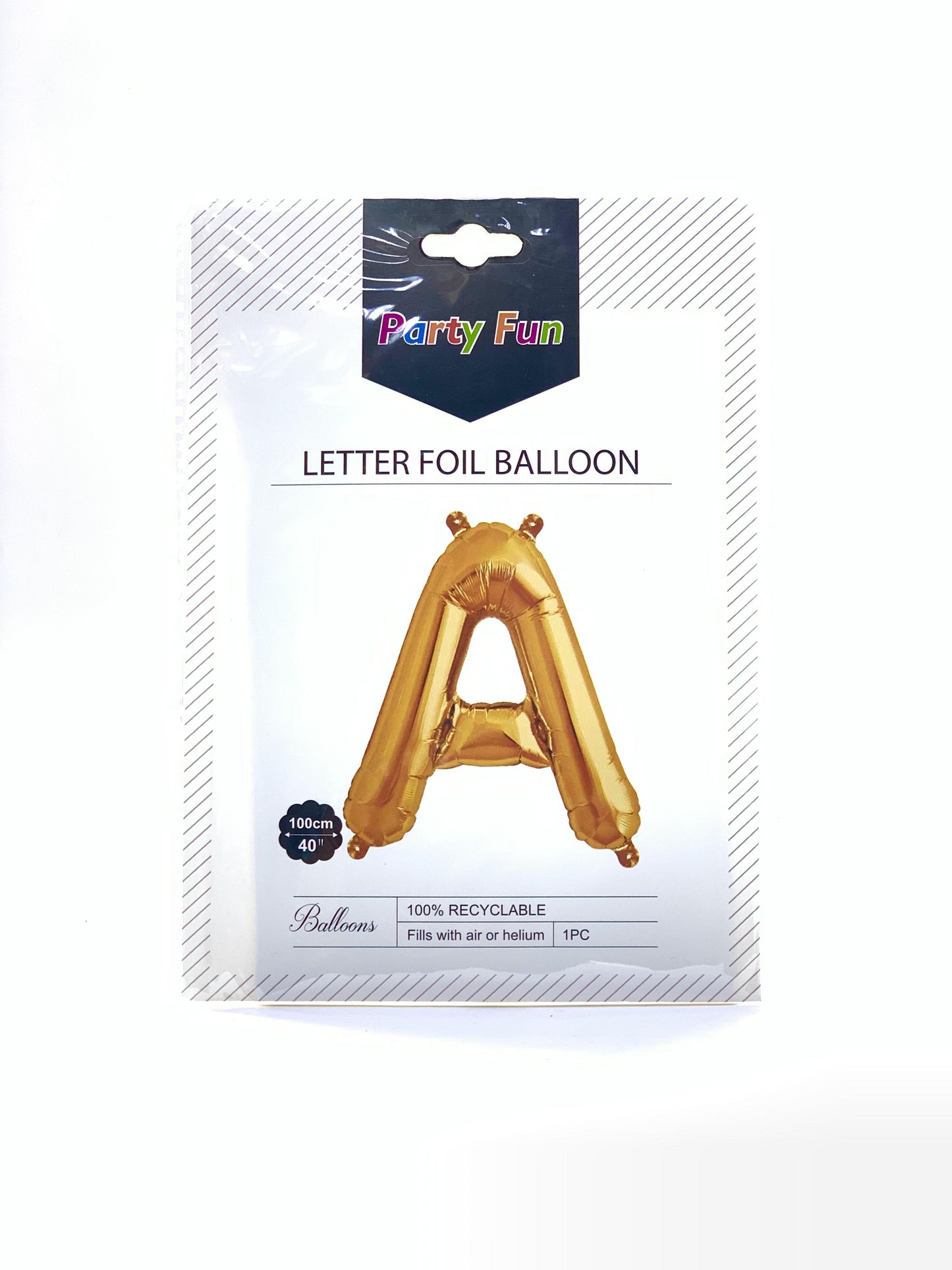 LETTER FOIL BALLOON A GOLD 40"