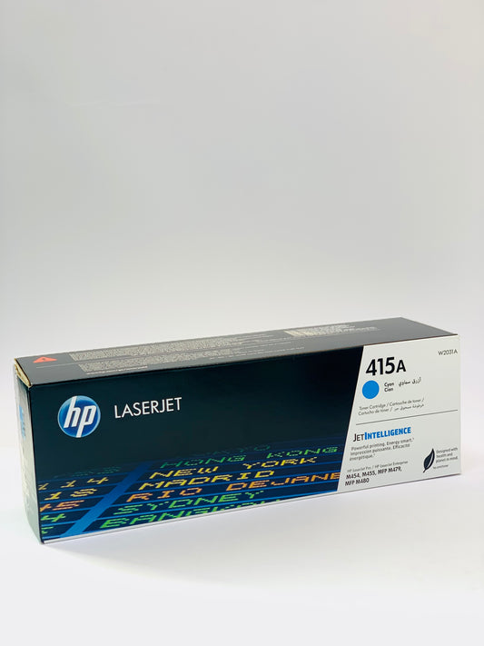 HP 415A CYAN LASERJET TONER CARTRIDGE, W2031A