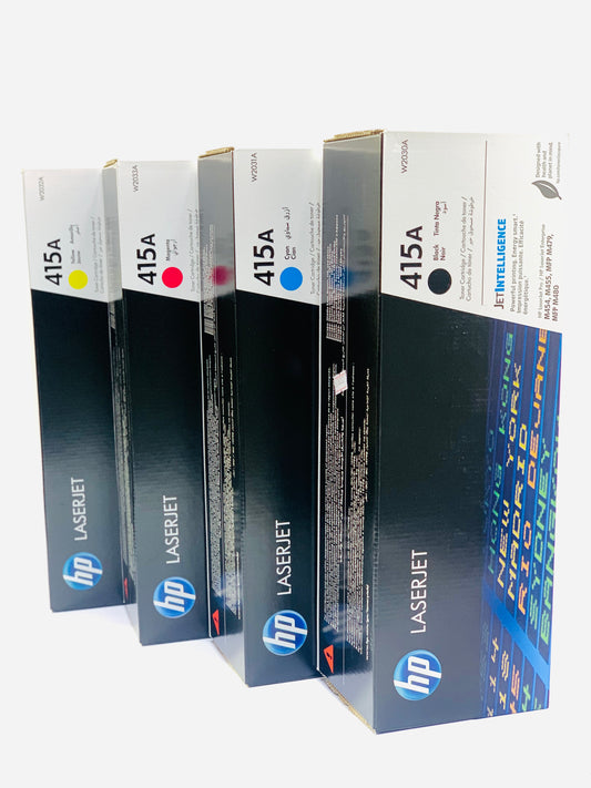 Hp 415A Multicolour Toner Cartridge Set, 4 Pieces