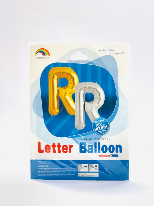 LETTER FOIL BALLOON R 99X9CM