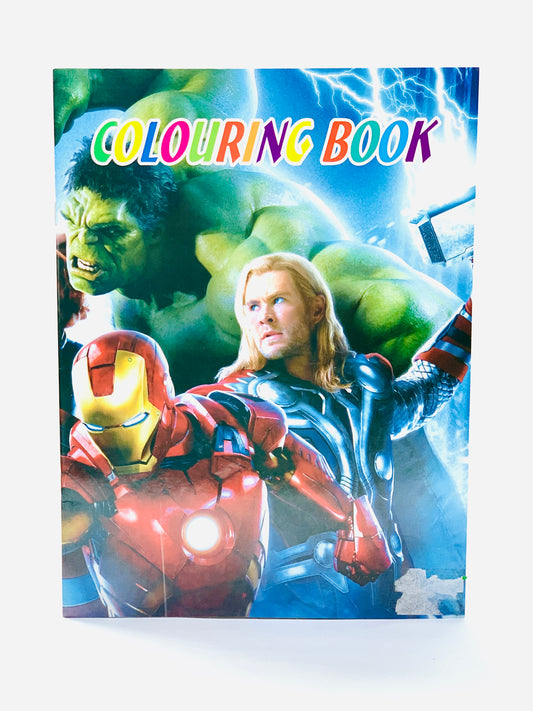 MARVEL AVENGERS HEROS COLORING BOOKS