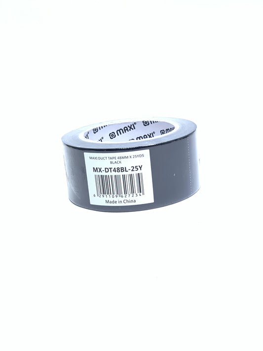 MAXI DUCK TAPE BLACK COLOR 3"