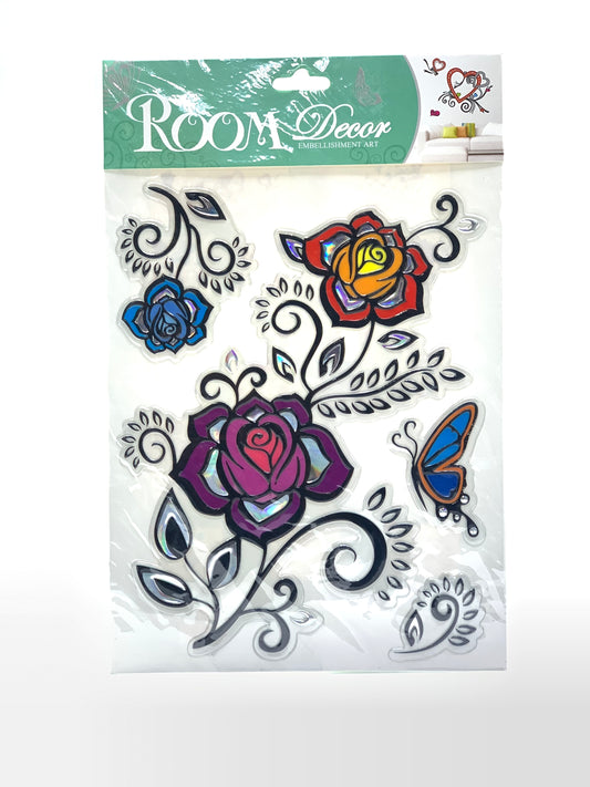 ROOM DECOR STICKER FLOWER