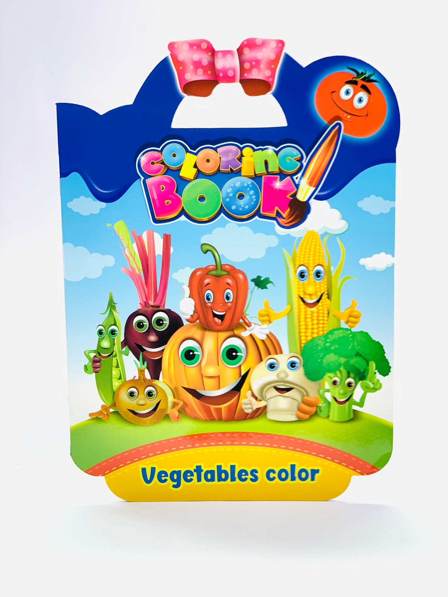 VEGETABLES COLORING BOOK CUTE