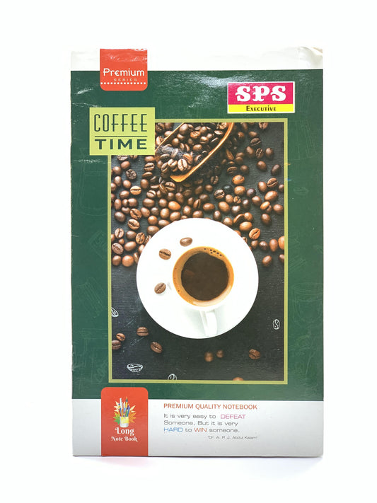 COFFEE TIME LONG NOTE BOOK