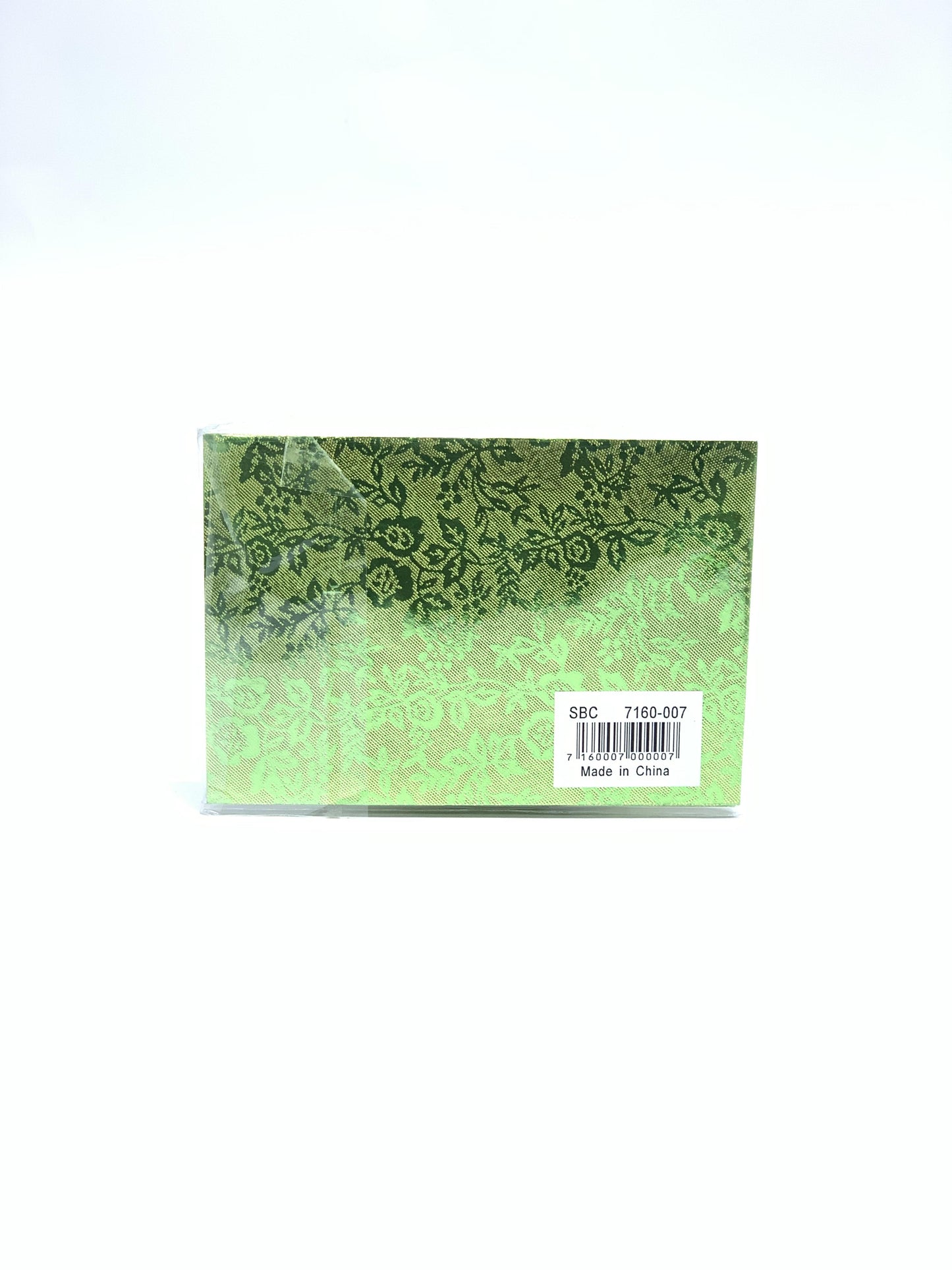 GIFT ENVELOPE GREEN WITH FLOWER DESIGN