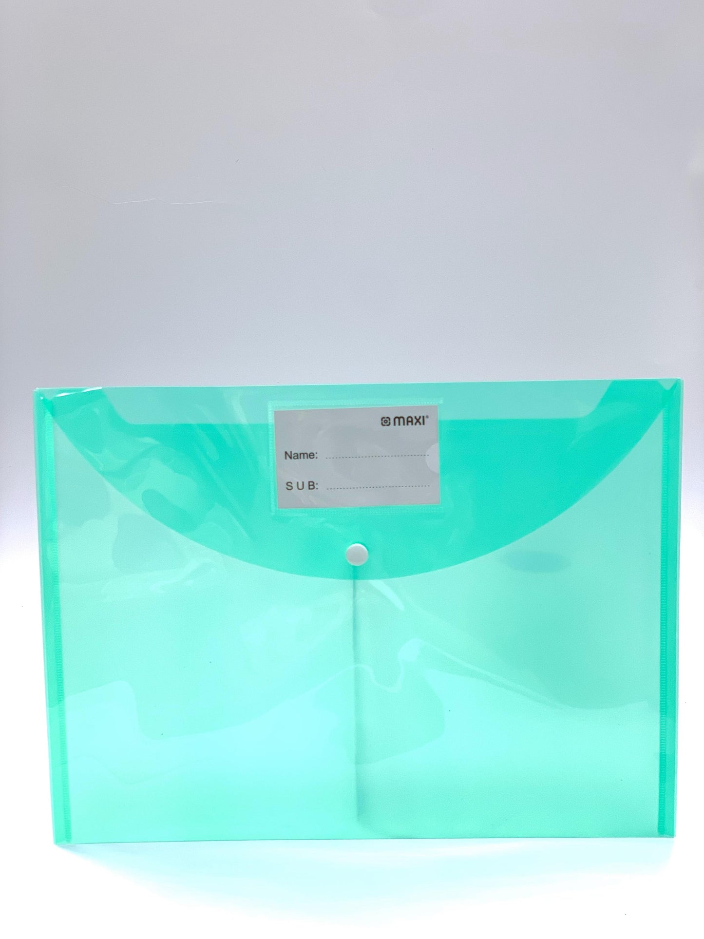 Waterproof Transparent Project Envelope Folder, A4 Letter Size