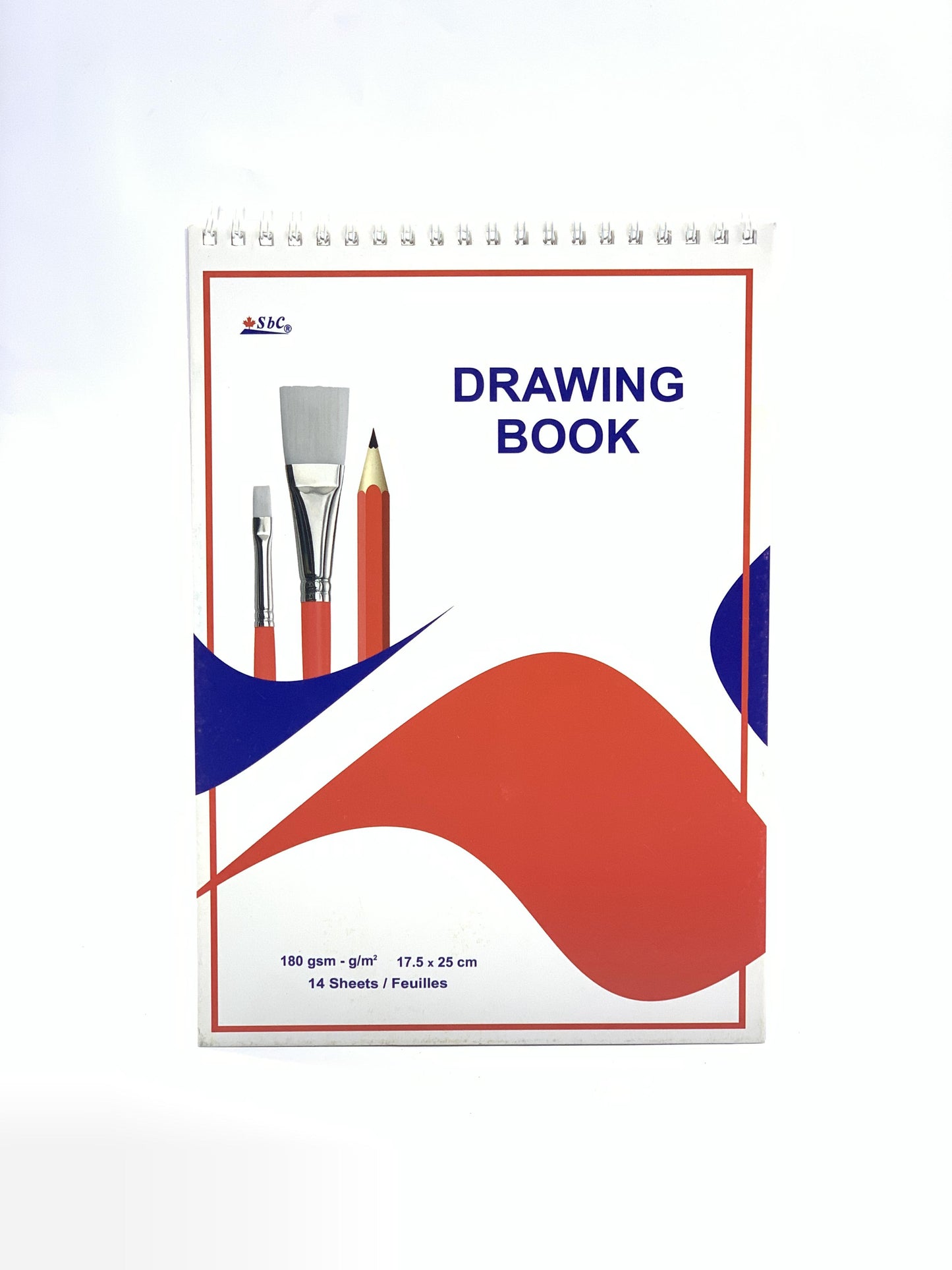 DRAWING BOOK 180 GSM  14 SHEETS 17.5X25CM