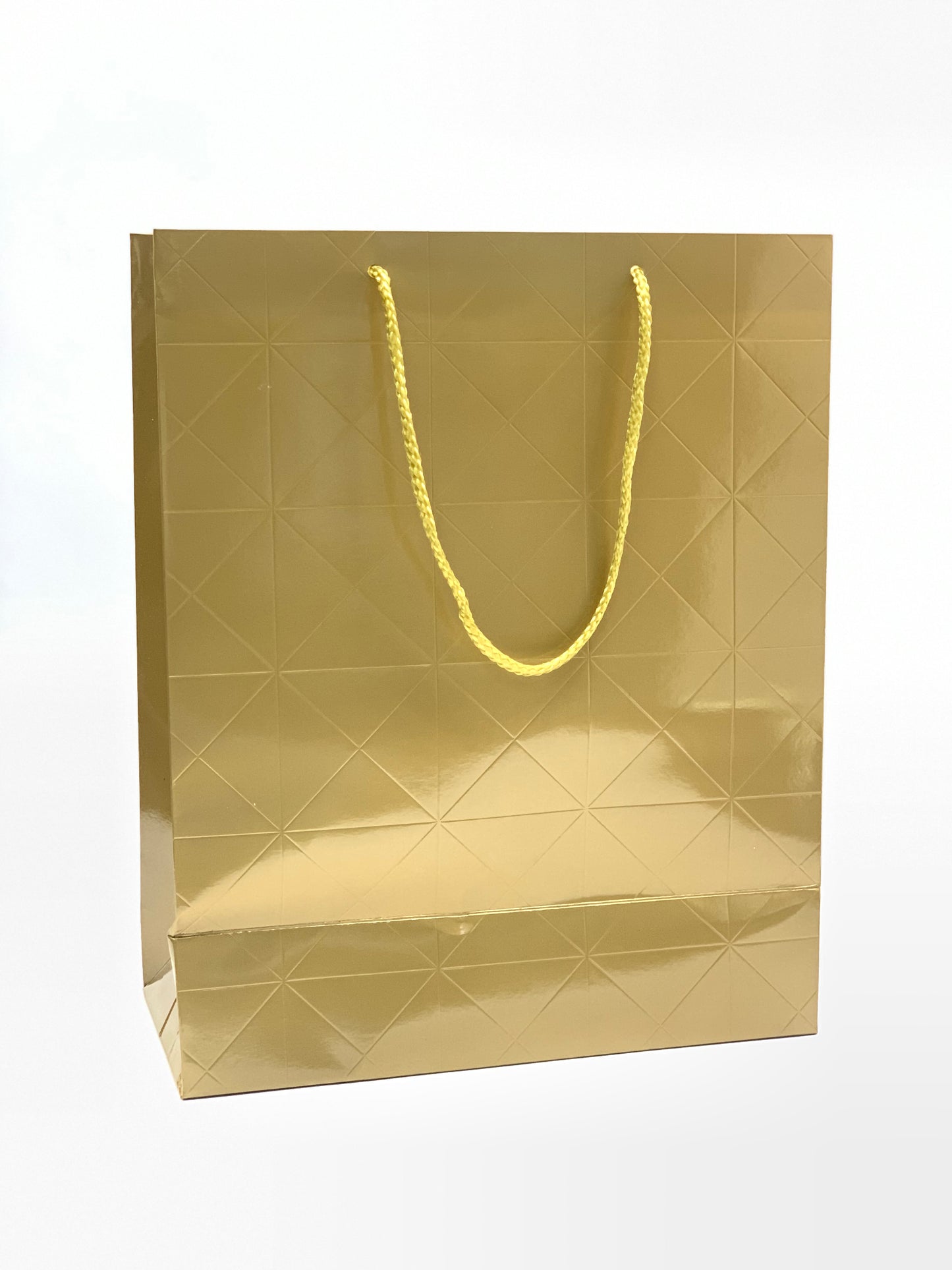 GIFT BAG METALIC GOLD DESIGN