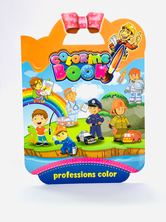 PROFESSIONS COLORING BOOK CUTE