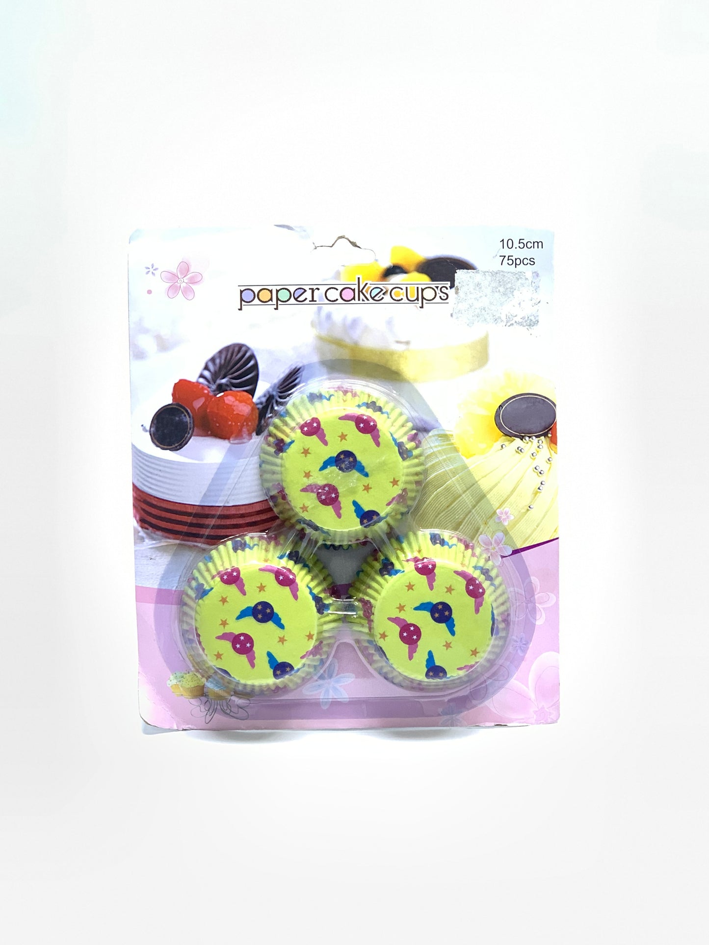 PAPER CAKE CUP YELLOW CLR