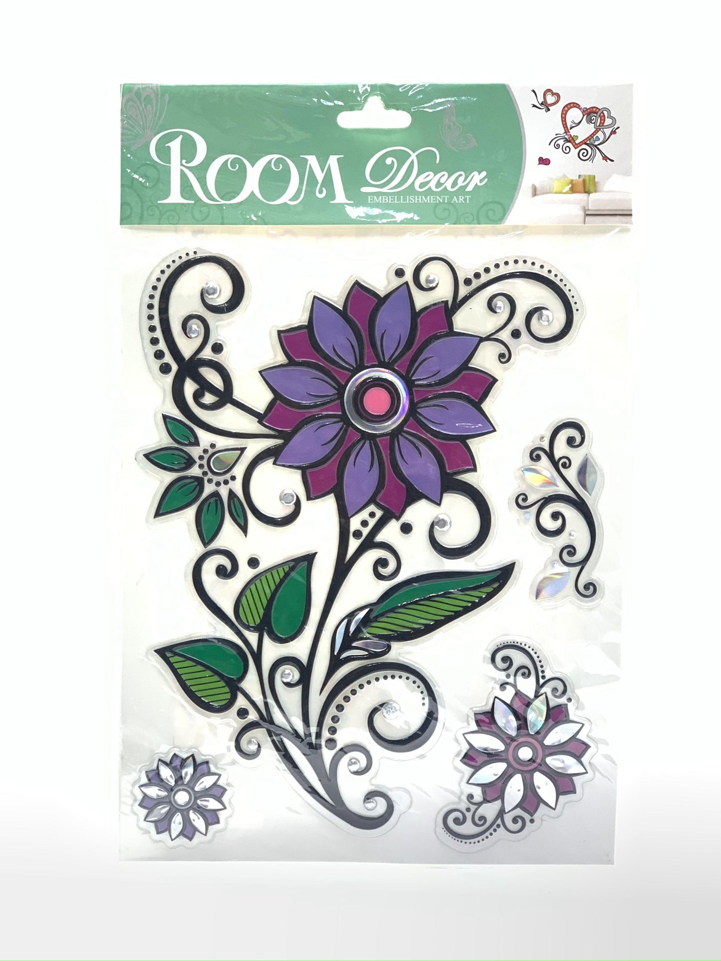 ROOM DECOR FLOWER STICKER