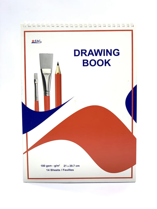 A4 DRAWING BOOK A4 180 GSM 14 SHEET