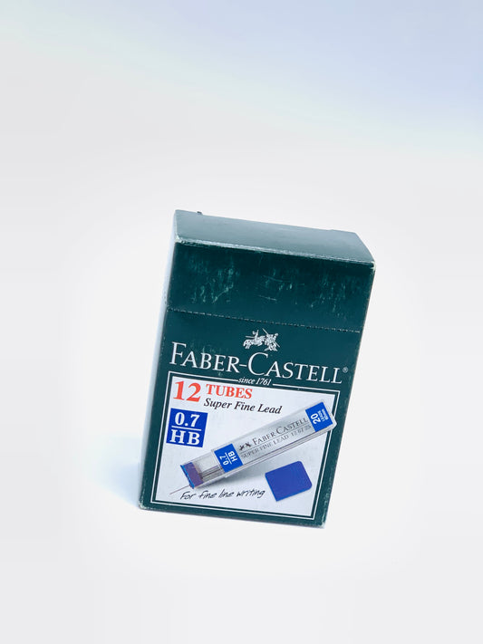 Faber Castell Min Super Fine Lead 2b 75 Mm 0.7 Mm Versatile Pen Tip (1 Pack 12 Tubes)