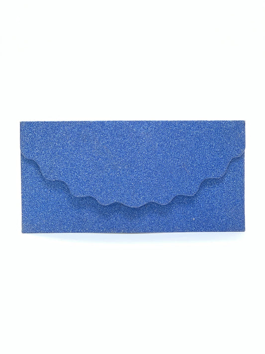 GIFT ENVELOPE BLUE WITH GLITTER