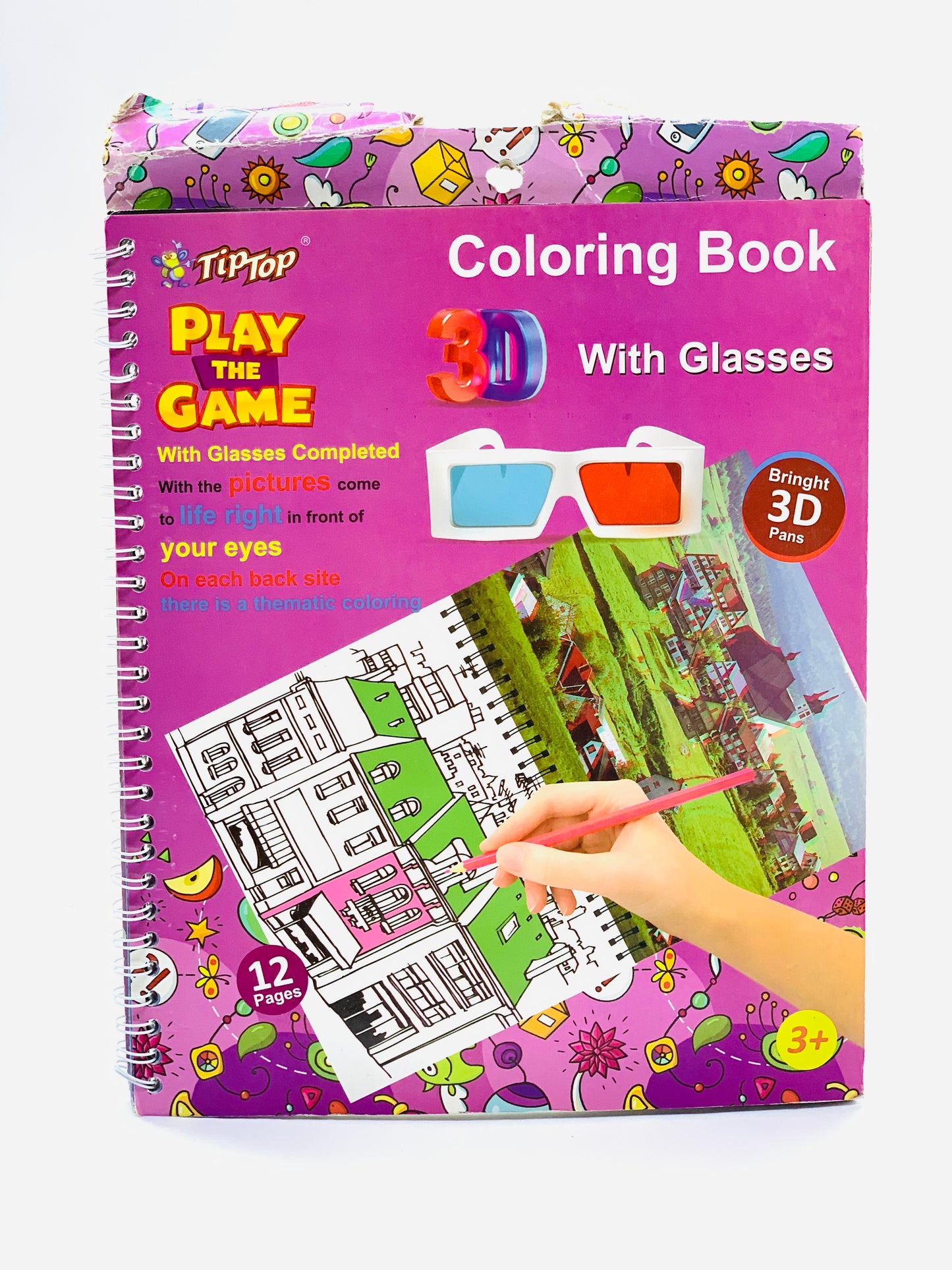 PLAY THE GAME COLOURING BOOK 3D