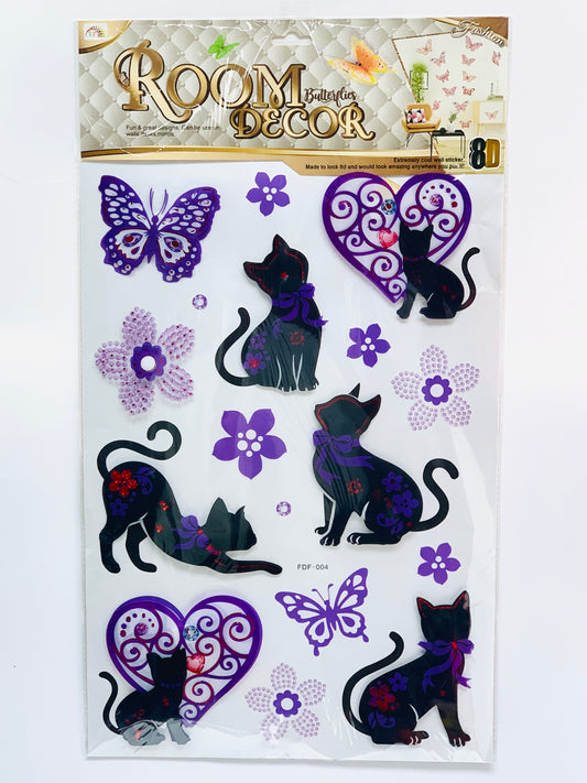 CAT ROOM DECOR STICKERS