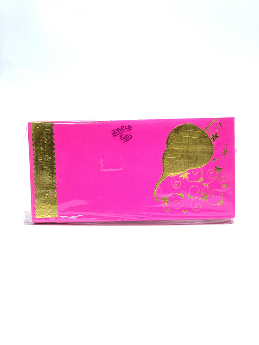 GIFT ENVELOPE PINK WITH DESIGN