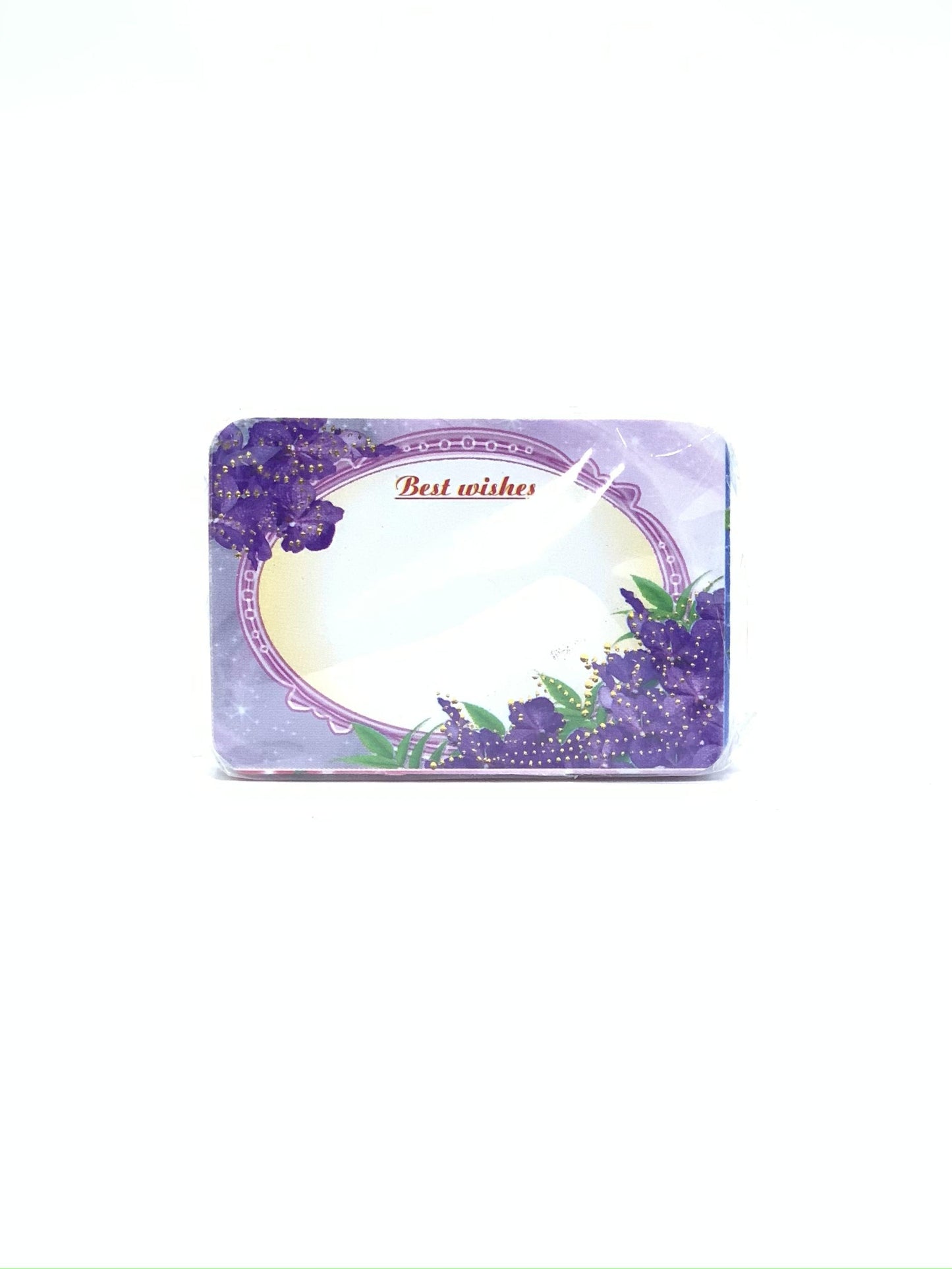 BEST WISHES GIFT CARD PURPLE