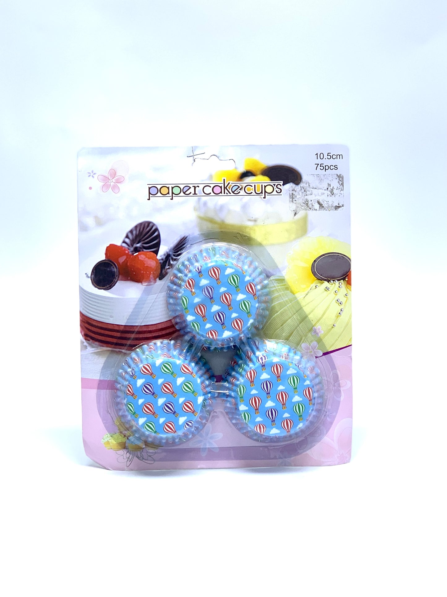 PAPER CAKE CUP BLUE CLR