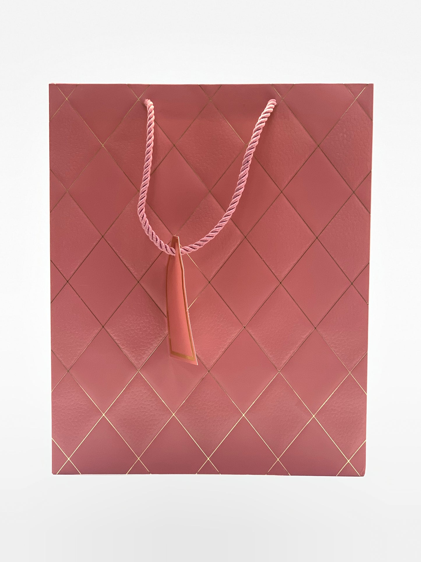 GIFT BAG DARK PINK DIAMOND CUTTING