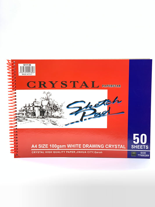 CRYSTAL PAPERSTAR A4 100GSM 50SHEETS DRAWING SRYSTAL BOOK