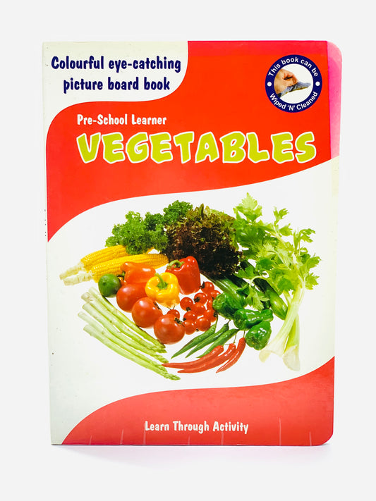 PRE SCHOOL LEARNER VEGETABLES  BOOK