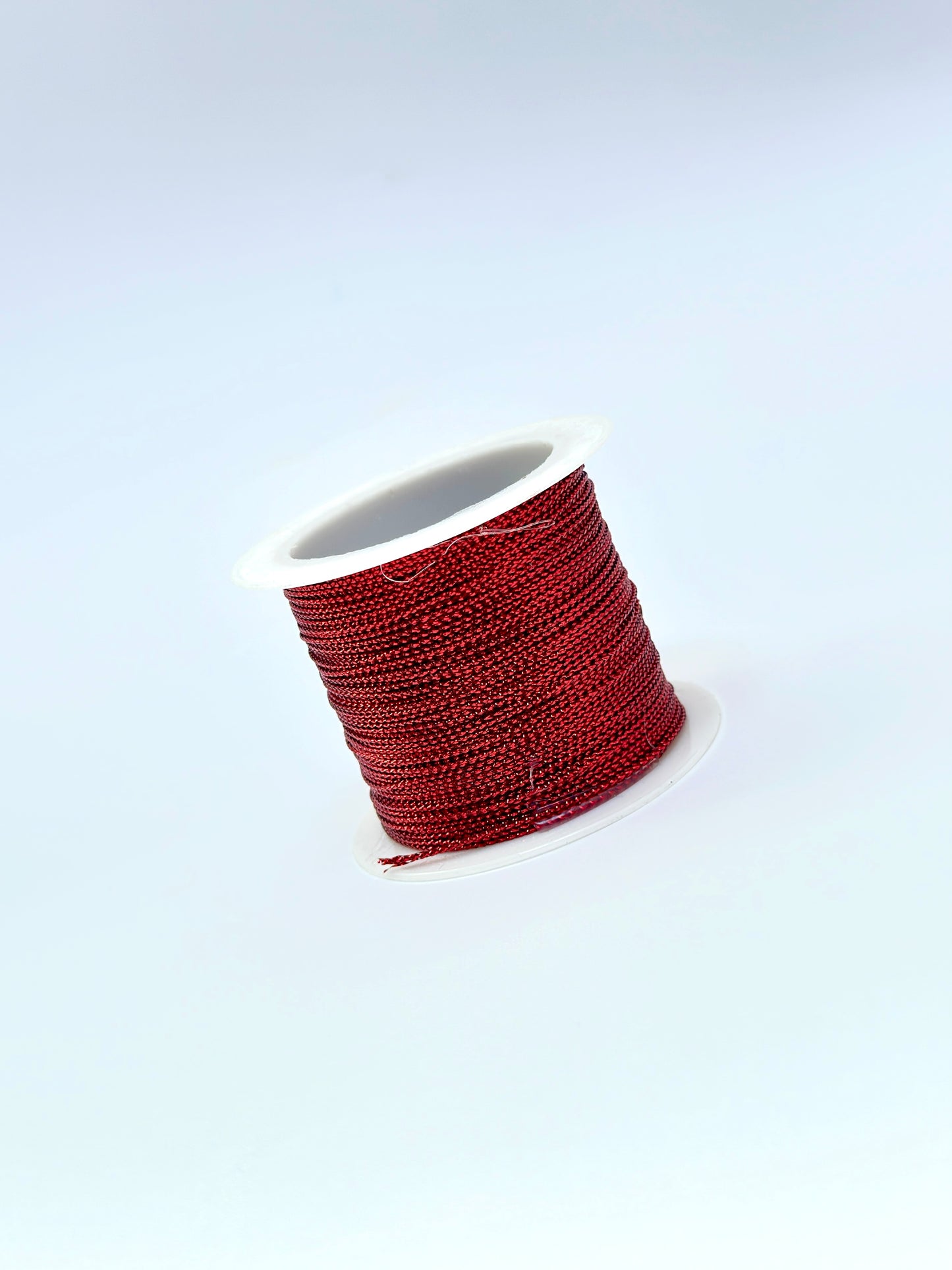 Metallic yarn for embroidery RED COLOR