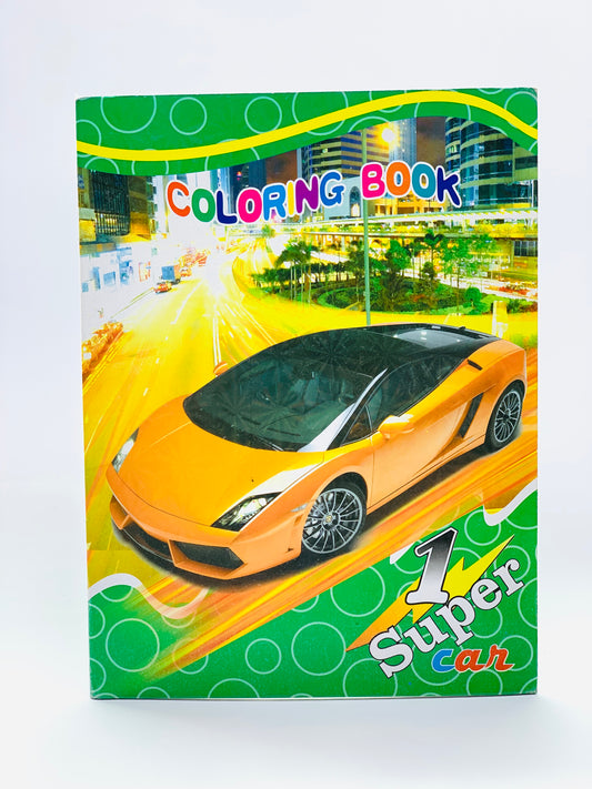 COLORING BOOK  SUPER CAR