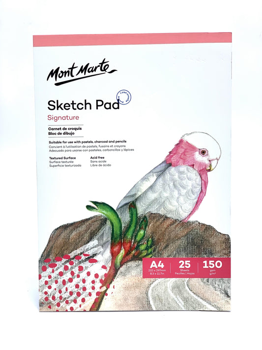 MONT MARTE SKETCH PAD SIGNATURE  A4 25 SHEETS 150 GSM