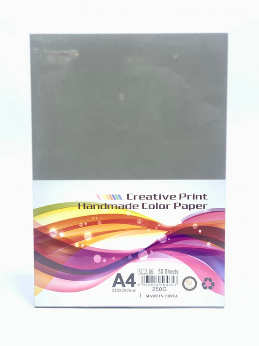 CREATIVE PRINT HAND MADE COLOUR PAPER 250 GSM (100 SHEETS )