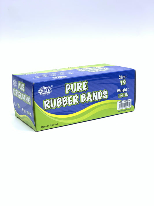 FIS Pure Rubber Bands, Size 19 Yellow