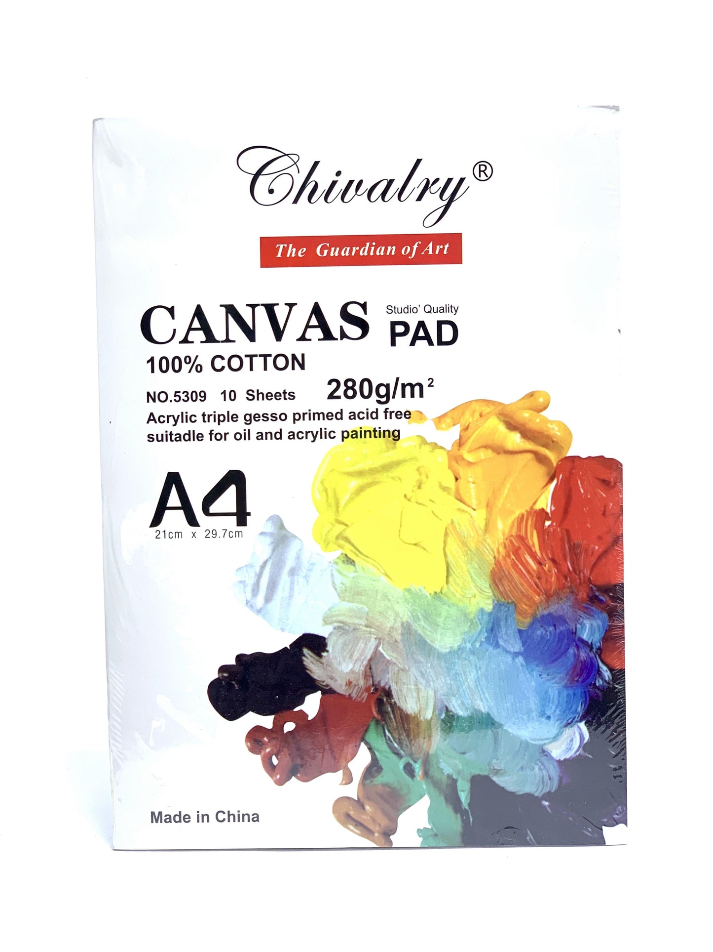 A4 CANVAS PAD STUDIO QUALITY  280GSM 10 SHEETS