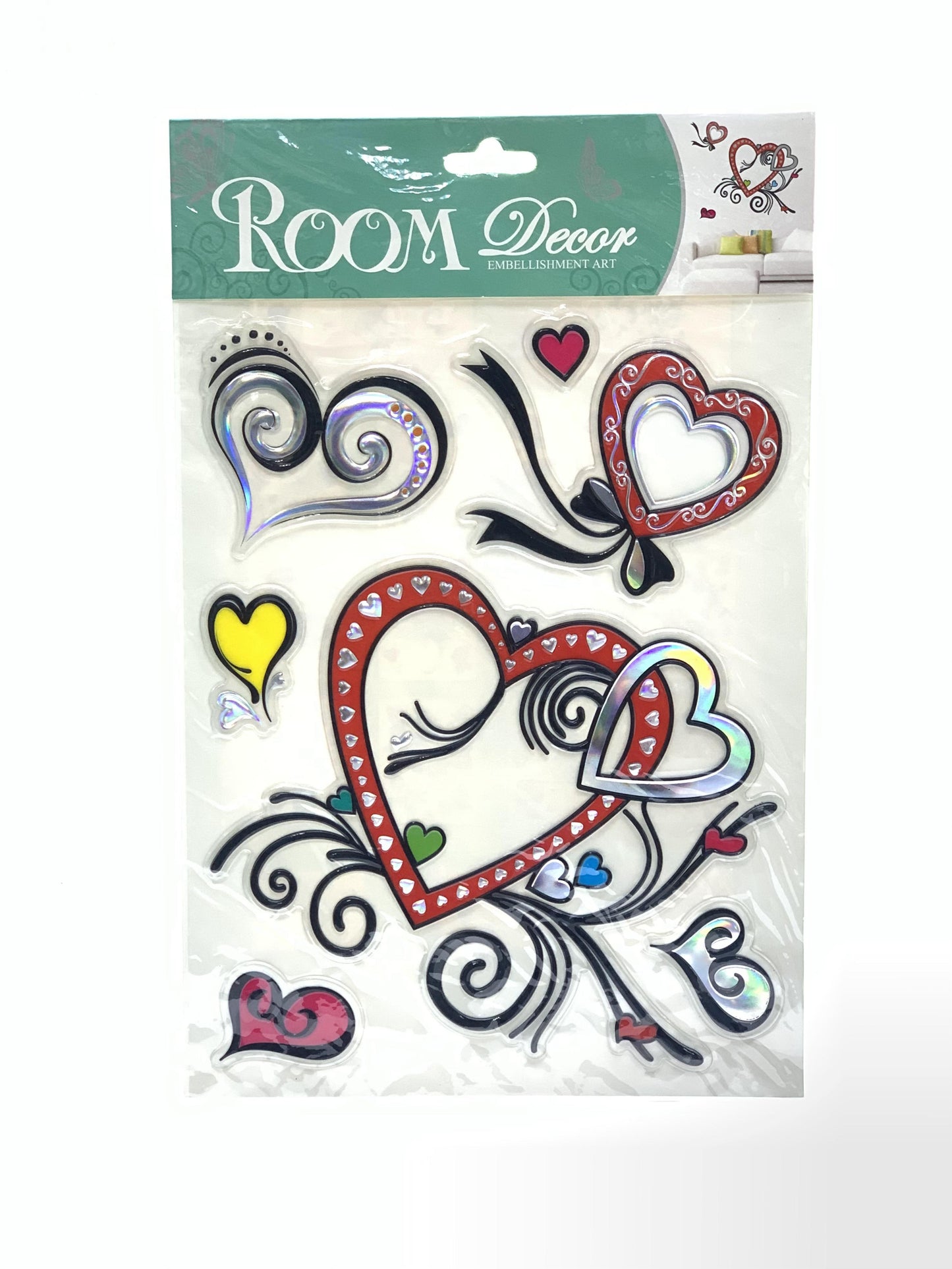 ROOM DECOR STICKER HEART