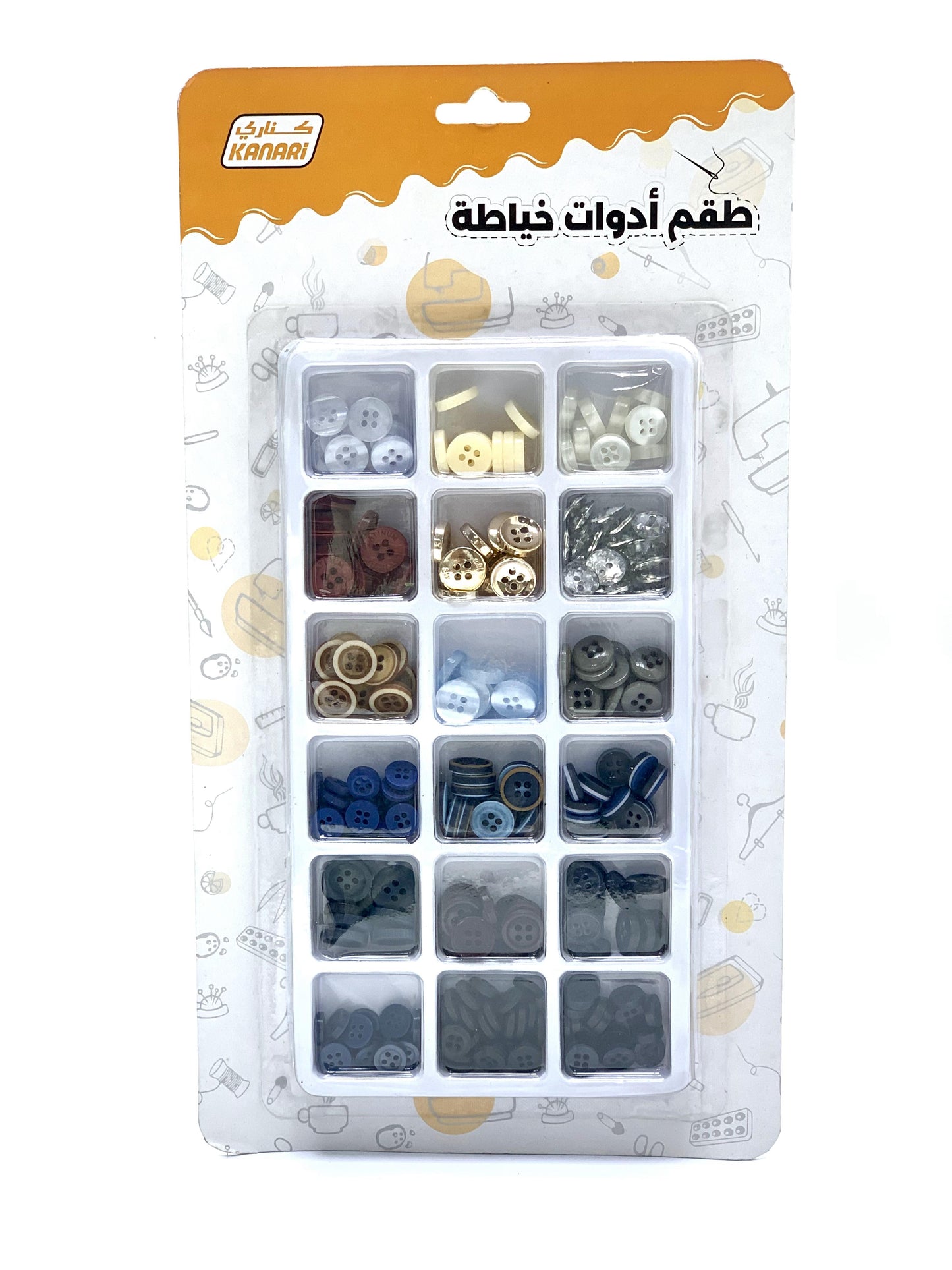 CLOTH Assorted Buttons 18 COLORS