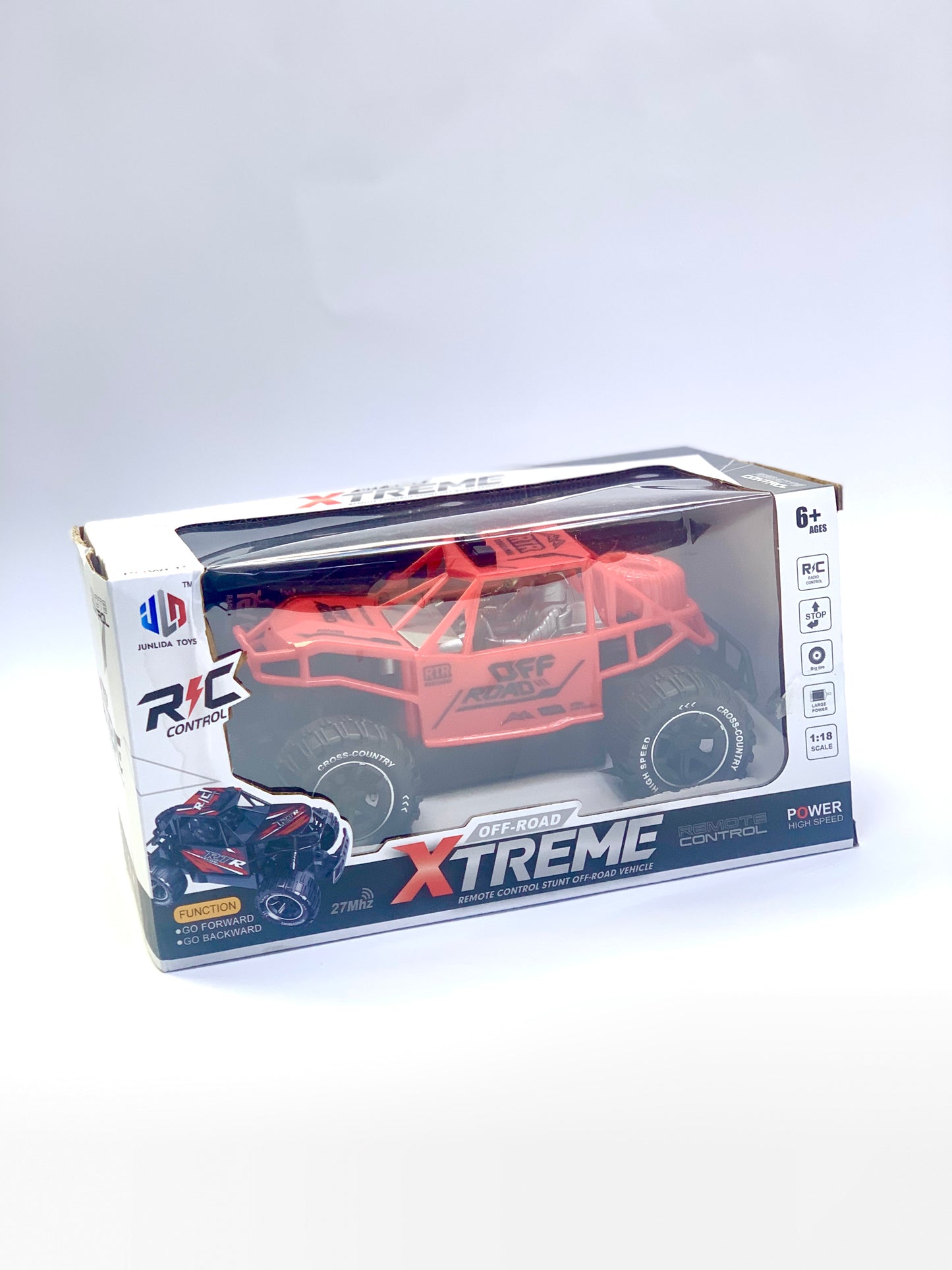 OFF ROAD EXTREME CAR RC CONTROL RED CLR