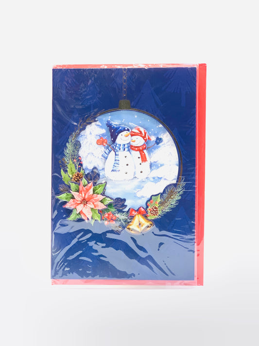 BEST WISHES CHRISTMAS CARD WITH MUSIC