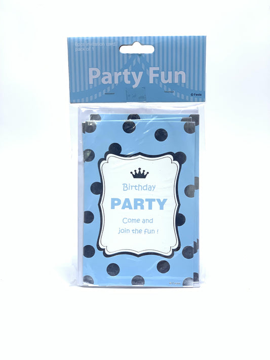 PARTY FUN CARD BLUE