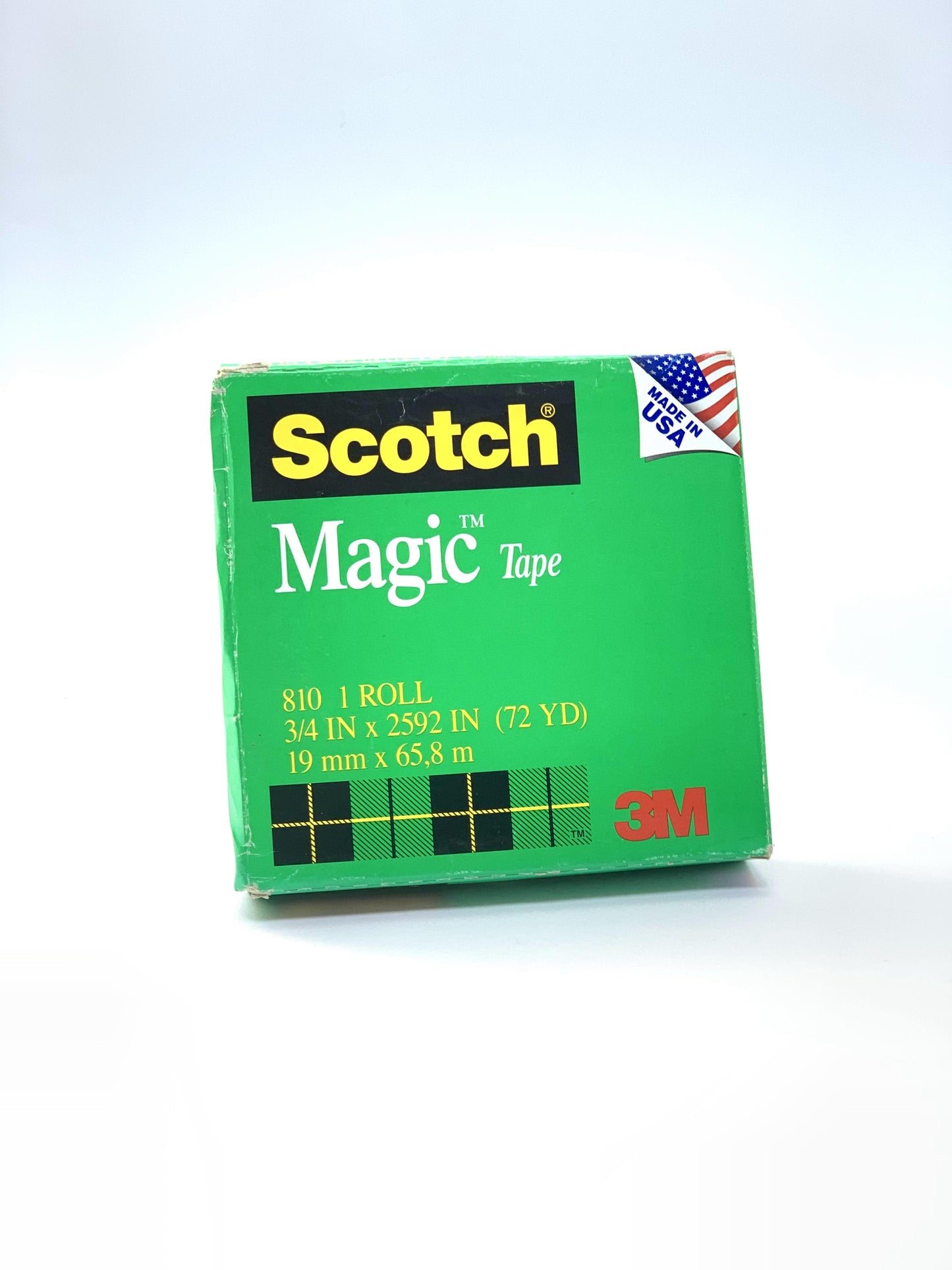 SCOTCHN MAGIC TAPE 3M 8010 1 ROOL 72 YD 19MM X65.8M