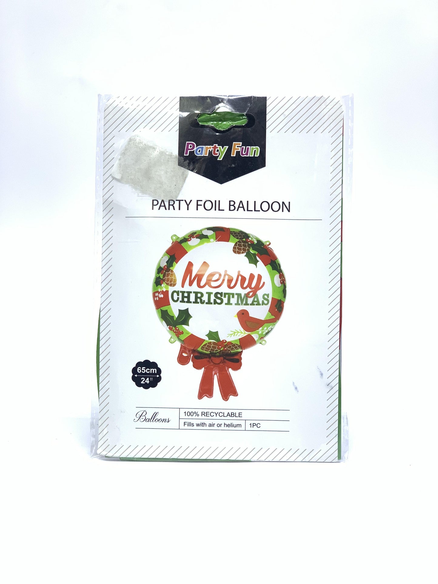 MERRY CHRISTMAS PARTY FOIL BALLOON BALL 24"