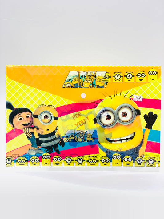 PLASTIC FILE ENVELOPE CARTOON  DESIGN COVER