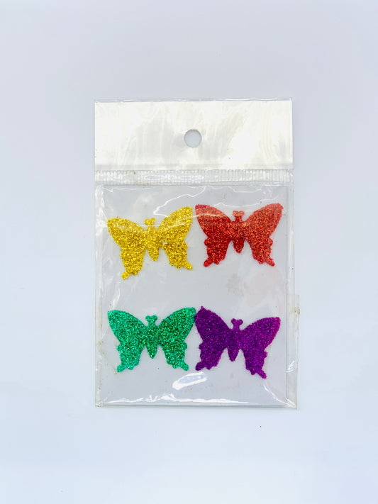 BUTTER FLY GLITTER STICKER