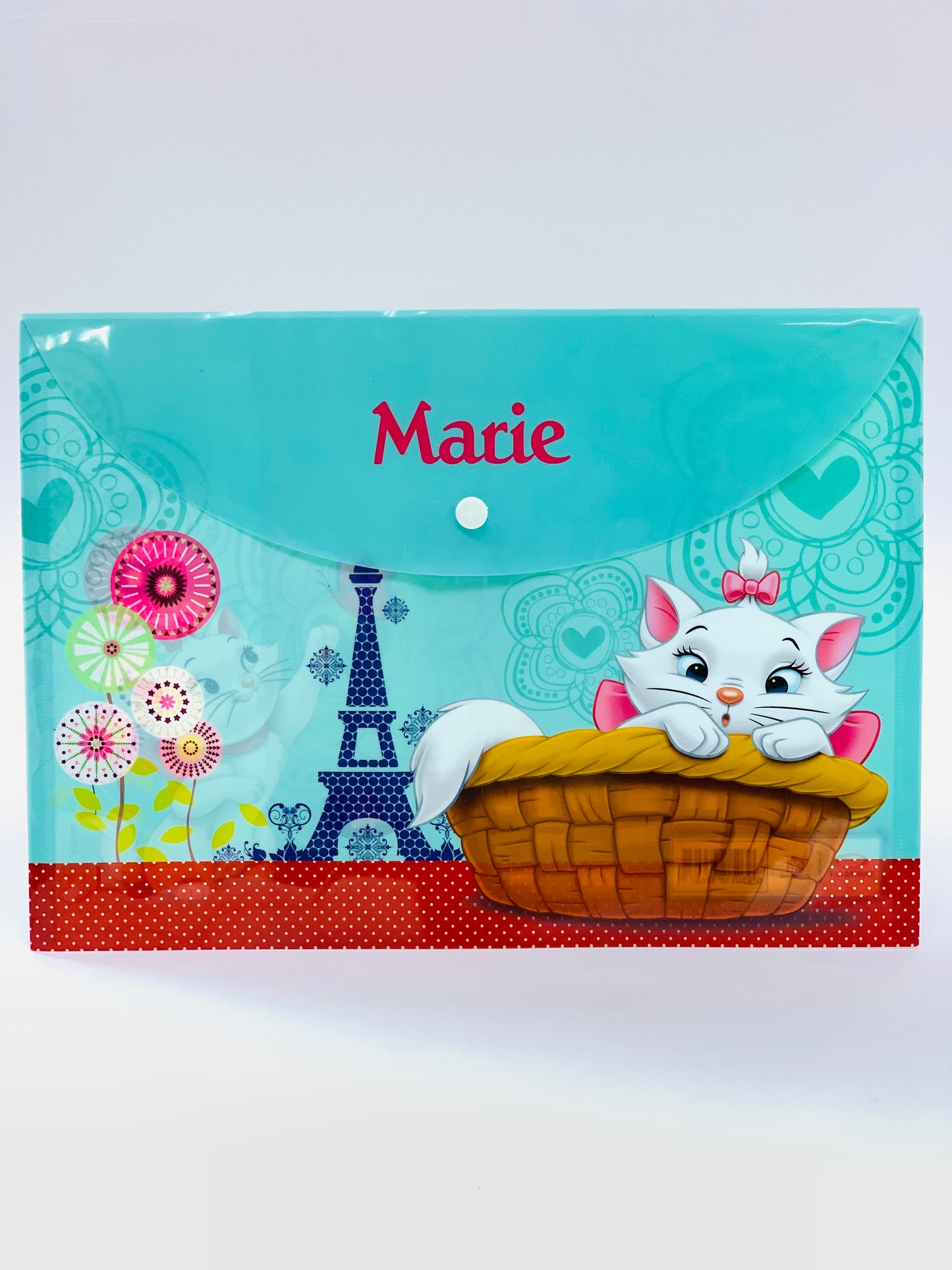 PLASTIC FILE ENVELOPE CAT   DESIGN COVER