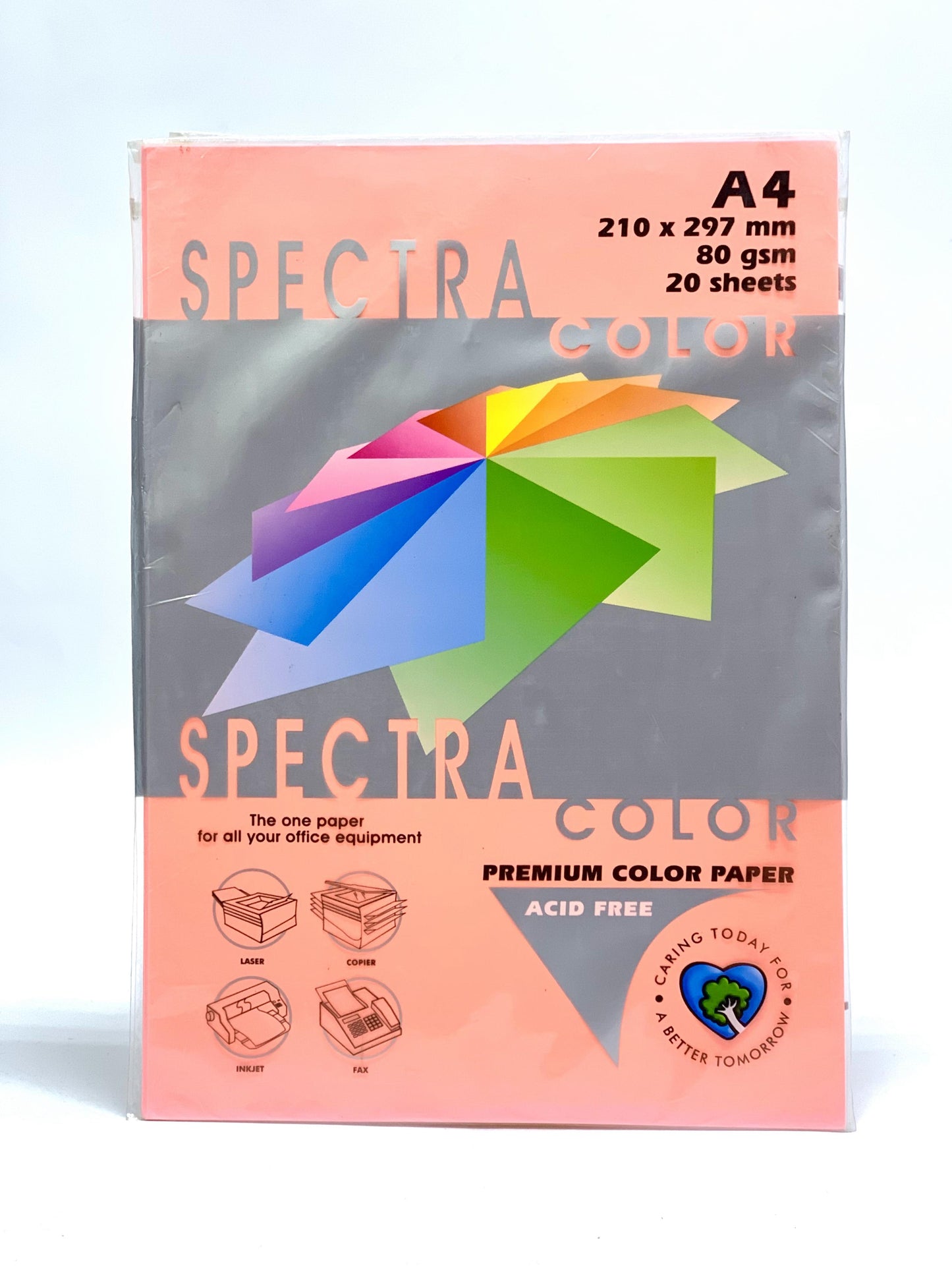 SPECTRA COLOR PAPER  DARK PINK 100 SHEETS 80 GSM