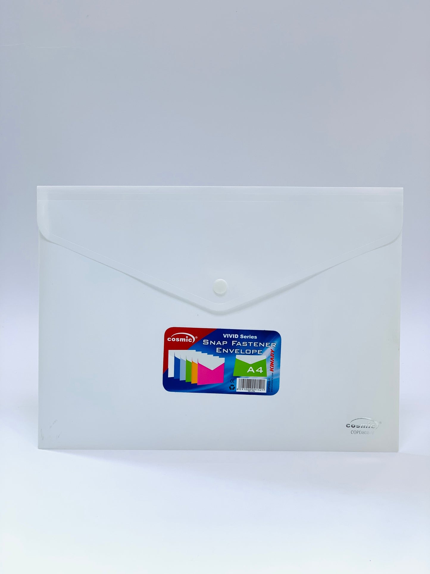 PALSTIC FILE ENVELOPE LETTER SIZE PLAIN WHITE