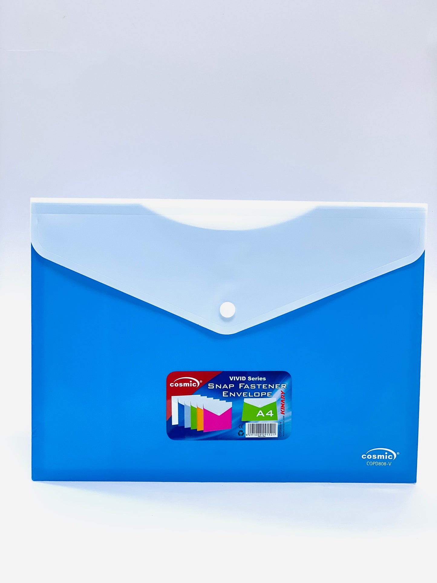 PALSTIC FILE ENVELOPE A4  SIZE BLUE COLOR